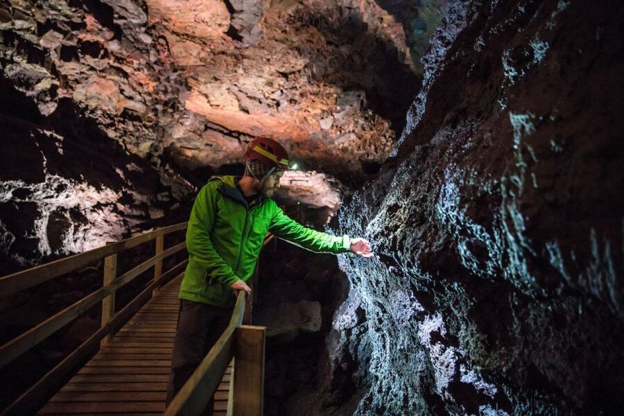 Reykjavik: Lava Cave, Hot Springs, and Waterfalls Tour - Húsafell provides a final pause
