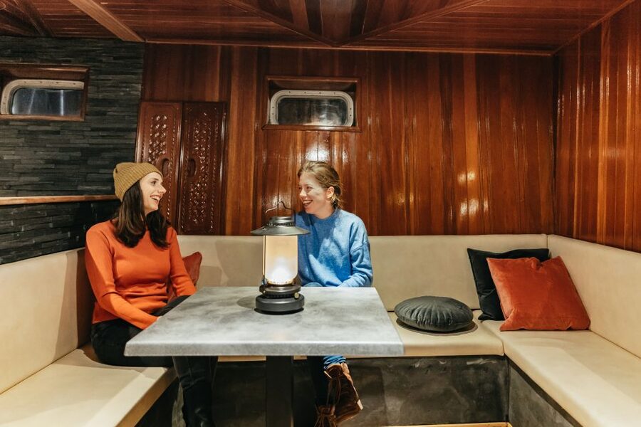 Reykjavik: Northern Lights Yacht Tour - Three decks, one cold night