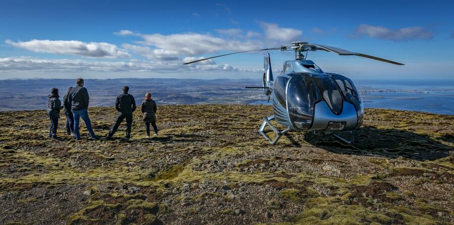 Reykjavik: Panoramic Helicopter Flight with Summit Landing - Spotting the president’s home from the air