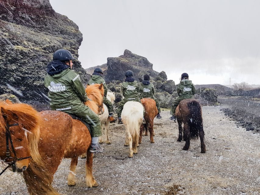 Reykjavik: Red Lava Horse Riding Tour - Riding Iceland’s red volcanic hills