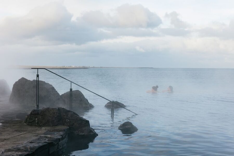 Reykjavik: Sky Lagoon Admission with Transfer - The infinity pool, sauna, and North Atlantic views