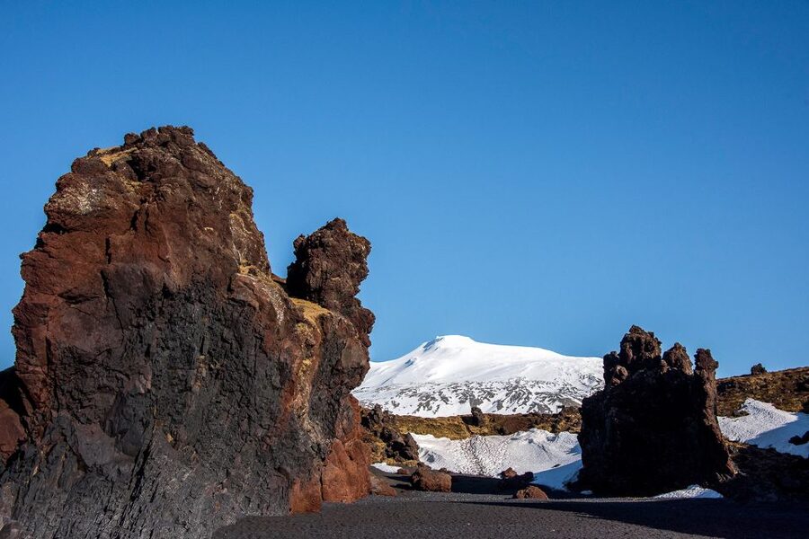 Reykjavik: Snaefellsnes & Mt. Kirkjufell Guided Minibus Tour - Londrangar is a short stop with a big view