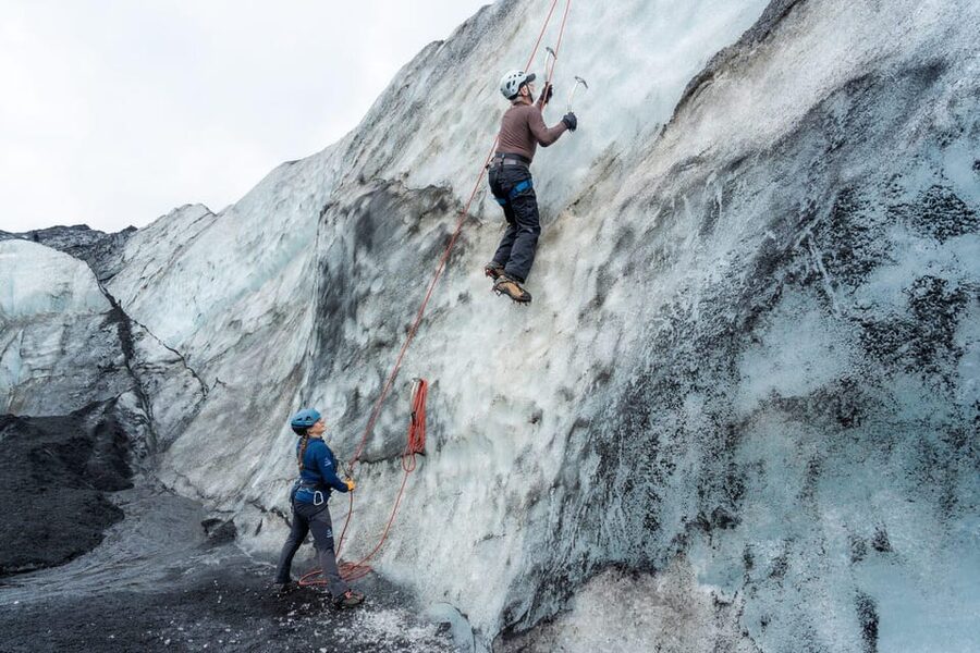 Reykjavík: Sólheimajökull Glacier Hike & Ice Climbing Intro - The glacier hike takes you beyond the viewpoint