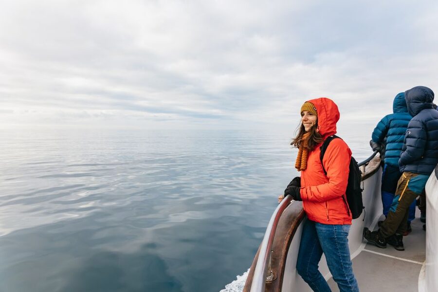 Reykjavík: Whale Watching Cruise on the Amelia Rose Yacht - The indoor lounge is more than a backup plan