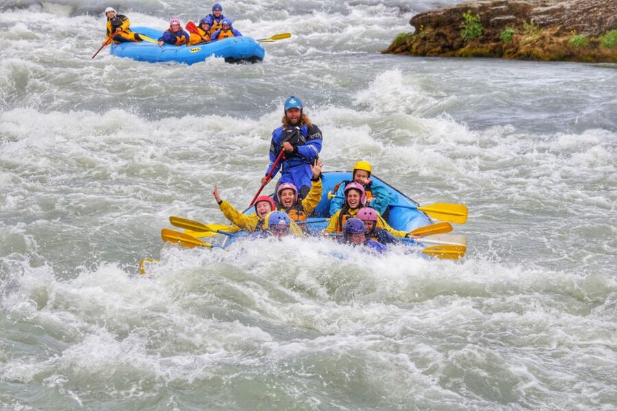 Selfoss: Golden Circle Rafting Tour - Rafting through Gullfoss canyon