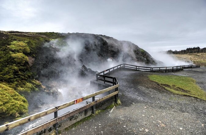 Silver Circle: Lava Cave, Waterfalls & Iceland Horses-Small Group - Deildartunguhver shows Iceland’s heat at full force
