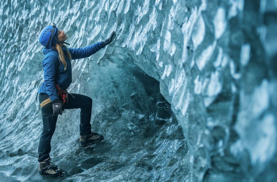 Skaftafell: Ice Cave Tour and Glacier Hike - Learning to walk on the ice