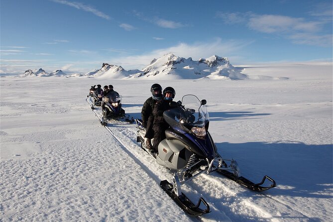 Snowmobiling on Langjokull Glacier and Secret Lagoon Tour - Snowmobiling across the glacier