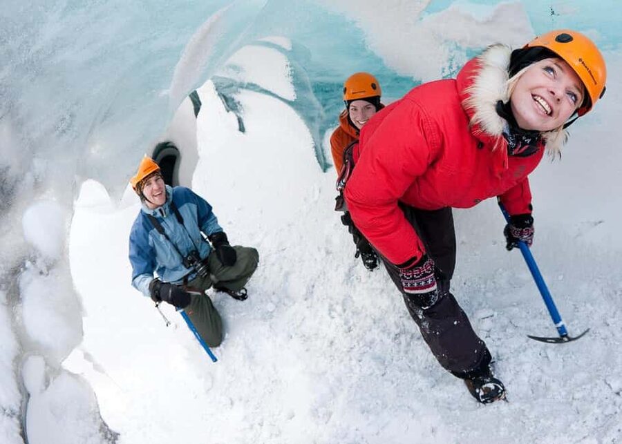 Sólheimajökull: Guided Glacier Hike - Blue crevasses, moulins, and ice holes