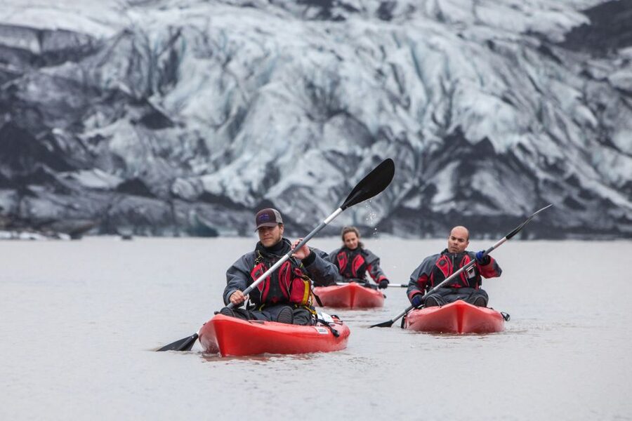 Sólheimajökull: Guided Kayaking Tour on the Glacier Lagoon - What the guide adds to the outing