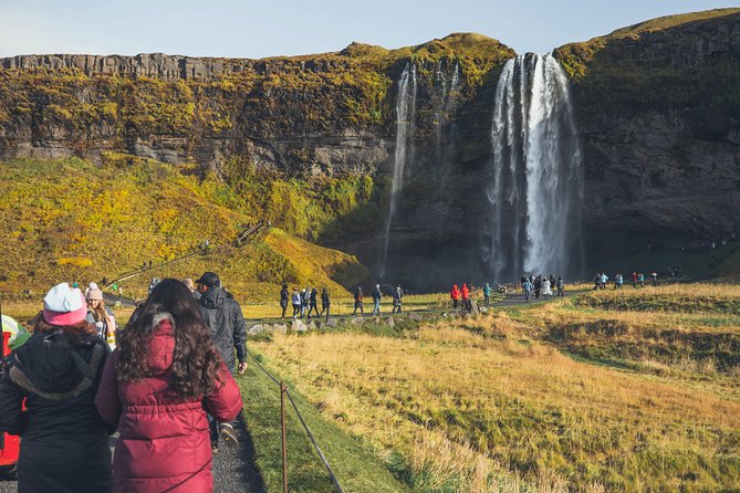 South Coast Day Tour Black Sand Beach & Waterfalls from Reykjavik - Reynisfjara, black sand and dangerous waves
