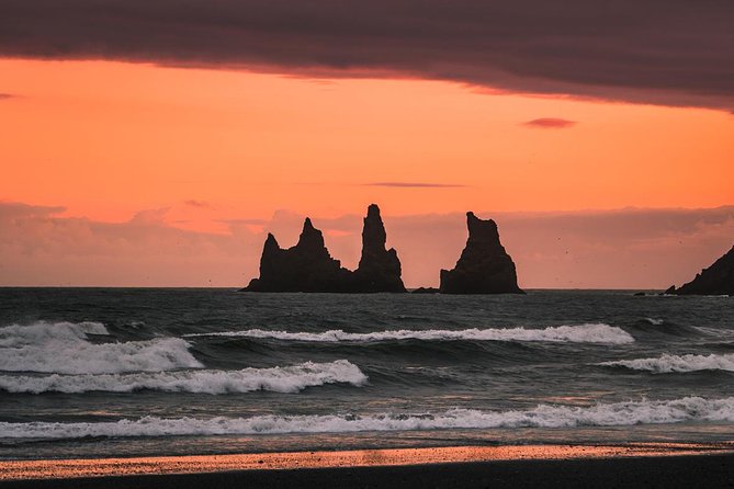 South Coast Day Tour Black Sand Beach & Waterfalls from Reykjavik - Solheimajokull Glacier and the approach on foot