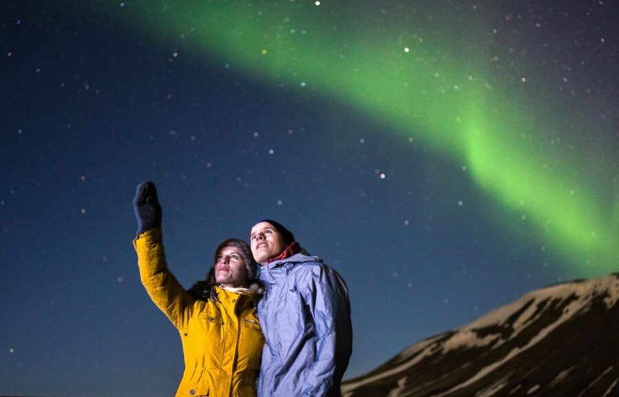 South Coast, Glacier Hike and Northern Lights Winter Tour - The second outing for Northern Lights