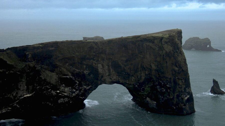 South Coast of Iceland. Black beach, glaсier, waterfalls... - Skógafoss: power, spray, and a stair climb