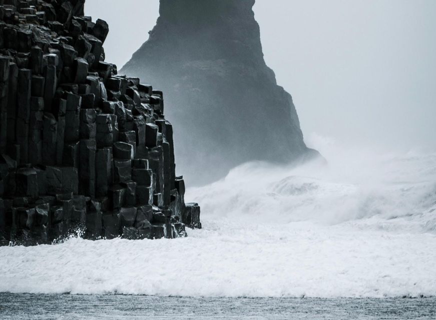 South Coast of Iceland. Black beach, glaсier, waterfalls... - Reynisfjara: black sand and basalt columns