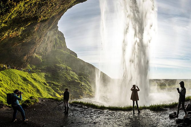 South Coast, Waterfalls and Black Beach Tour from Reykjavik - Skogafoss: spray, scale, and a steep stairway