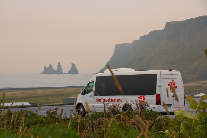 South Iceland, Glacier and Black Sand Beach Small Group Tour - Reynisfjara: black sand and serious waves