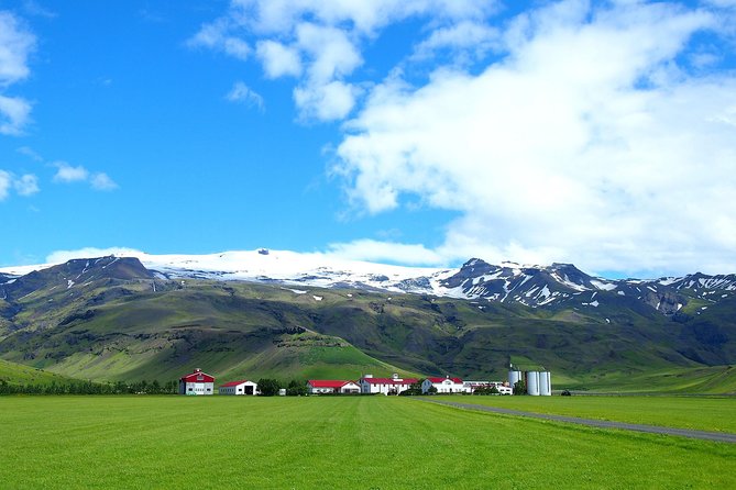 Spectacular South Coast Iceland Private Tour from Reykjavik - Eyjafjallajokull and Myrdalsjokull frame the drive