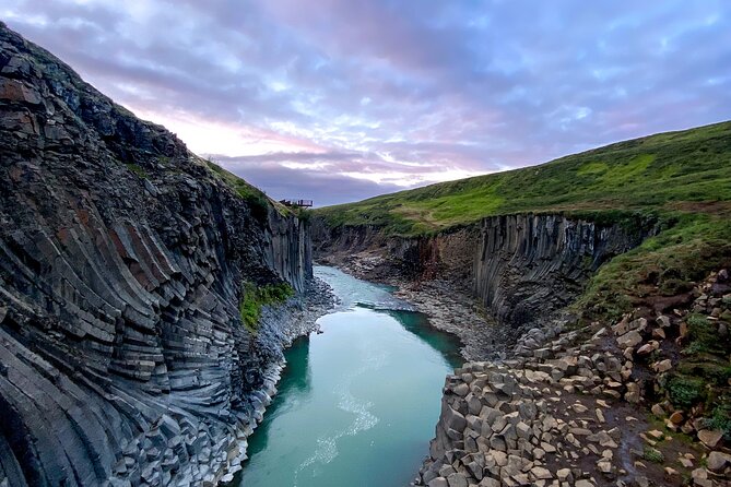 Stuðlagil Canyon and Vök Baths Day Tour - Reaching the east side of Stuðlagil Canyon