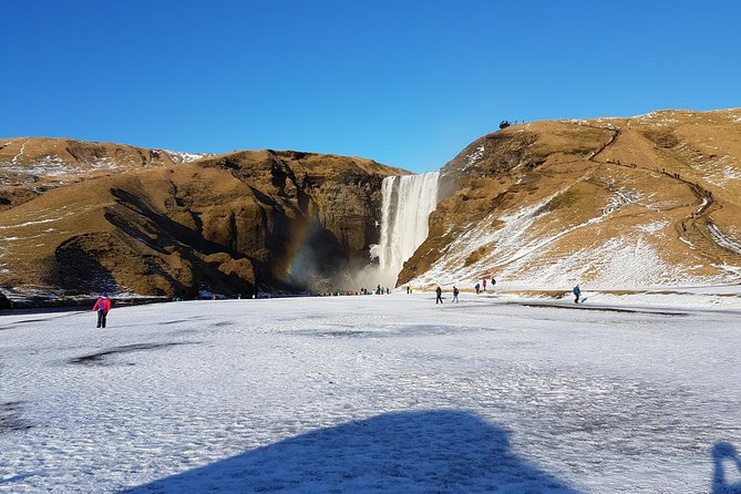 Superjeep south coast & Katla Ice Caves from Reykjavik - Skogafoss brings the big finish