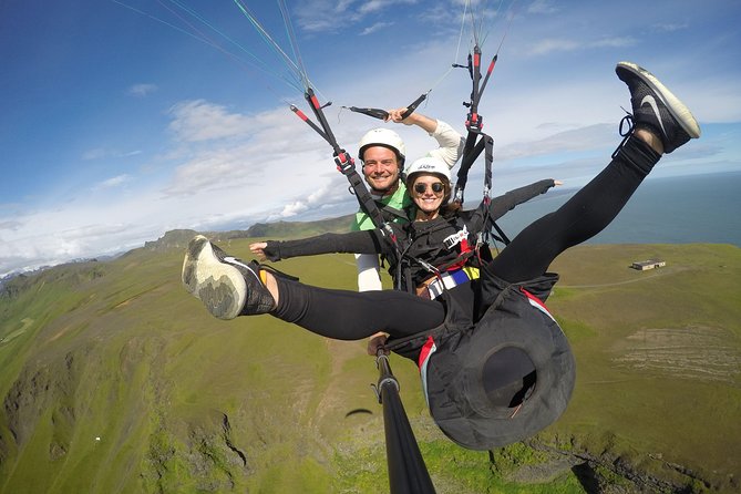 Tandem Paragliding Flights from Vik - Reynisfjall, the usual launch point