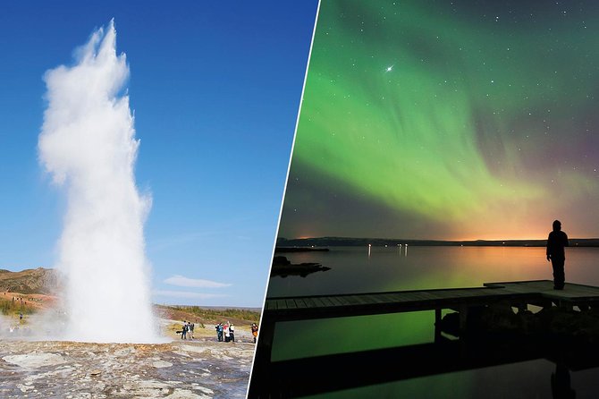 The Golden Circle & Northern Lights Guided Combo tour - Geysir: a geothermal stop built around Strokkur