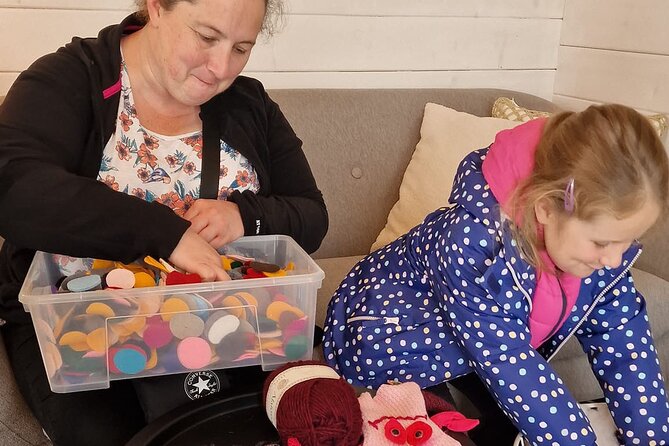 The Wool Monster Workshop - make your own souvenir! - Making a wool monster near Reykjavik