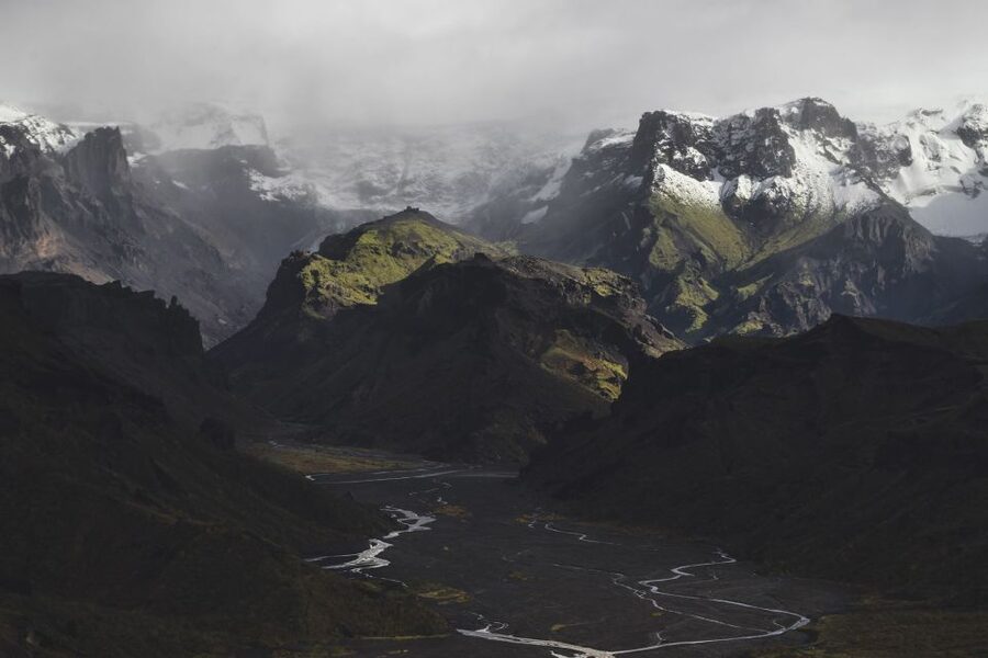 Þórsmörk by Super Jeep - Hiking toward Gígjökull and the eruption site