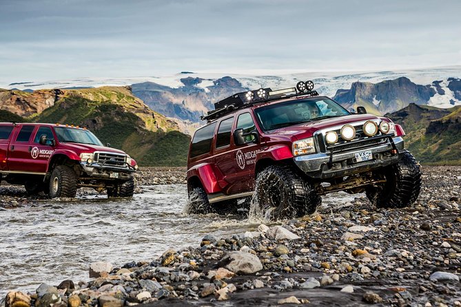 Thorsmork Super Jeep - Leaving Midgard Base Camp in Hvolsvöllur