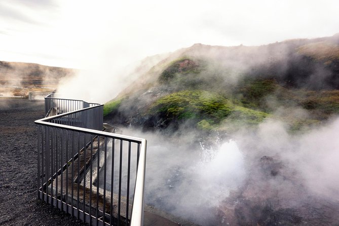 Unique West Iceland and Krauma SPA tour by minibus - Barnafoss and the blue river