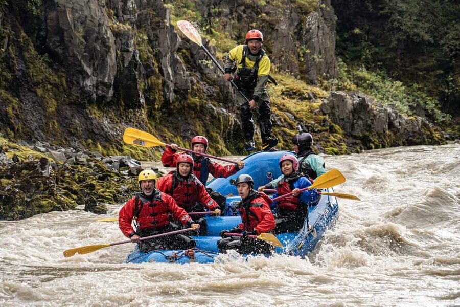 Varmahlíð: East Glacial River Whitewater Rafting - Second run: 90 minutes of sustained whitewater