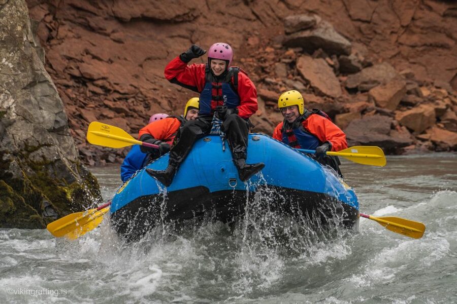 Varmahlíð: Guided Family Rafting Trip - A second briefing before the paddle begins