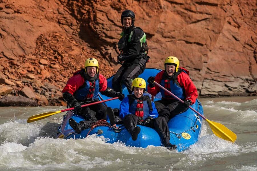 Varmahlíð: Guided Family Rafting Trip - Ninety minutes on the West Glacial River