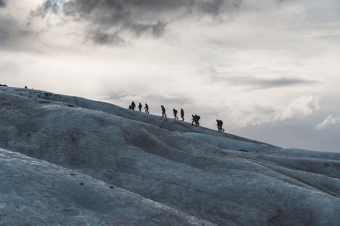 Vatnajökull Guided Beginner Glacier Walk with 4x4 Transfer - Getting ready for crampons and an ice axe