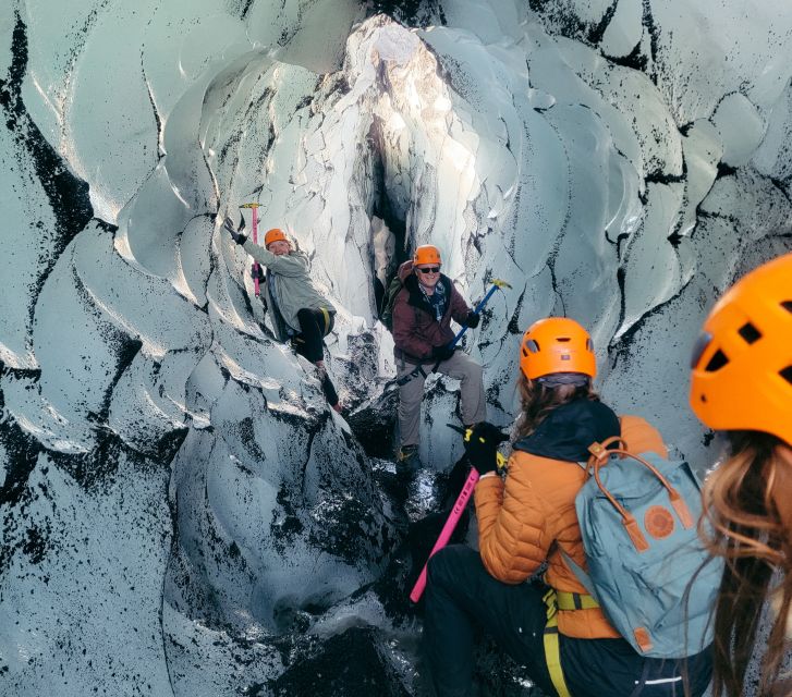 Vik: Guided Glacier Hike on Sólheimajökull - Glacier water and big South Coast views