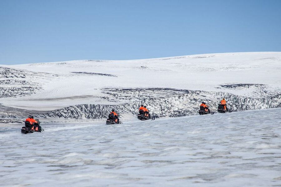 Vik: Mýrdalsjökull Snowmobile Adventure - The views from the top of the ice cap
