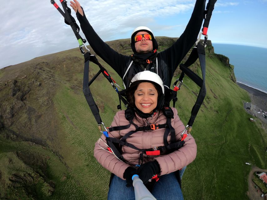 Vík: Paragliding Tandem Flight - Weather is part of the booking