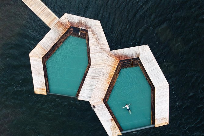 Vök Baths Admission Ticket - The cold lake and cooling tunnels
