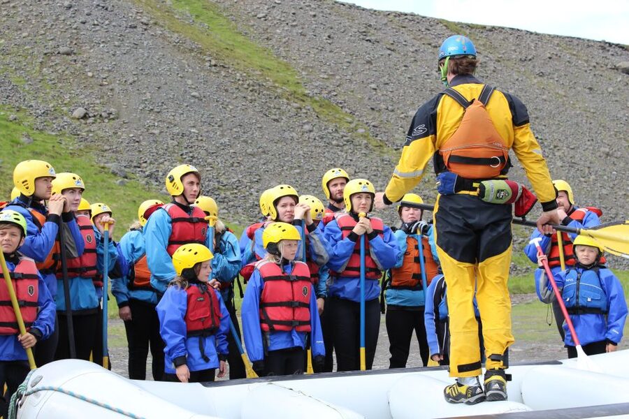 West Glacial River Family Rafting - Entering the High-Walled Canyon