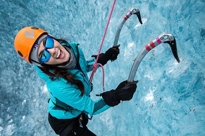 Winter Ice Cave + Climbing Private Photoshoot - 20 Shot Package - Climbing inside Iceland’s moving ice