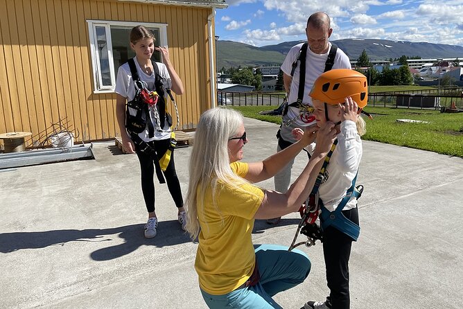 Zipline Adventure Through Glerárgil River Canyon in Akureyri Town - The views from above the Glerá River